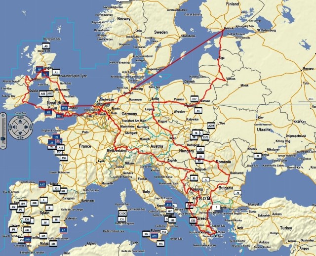 25 Sep 2013 Europe Tracks