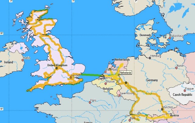 81. 2010 Europe by Car